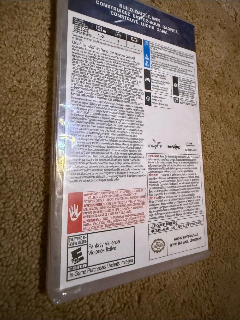 Starlink: Battle for Atlas - Nintendo Switch brand new sealed